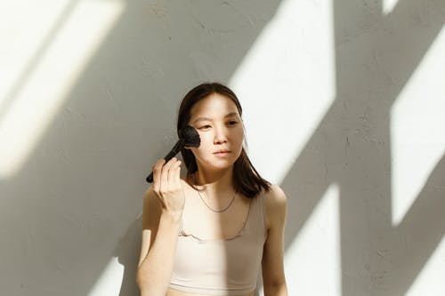 有关化妆品, 脸红了的免费素材图片