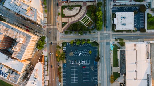 有关交通, 住宅, 俯视图的免费素材图片