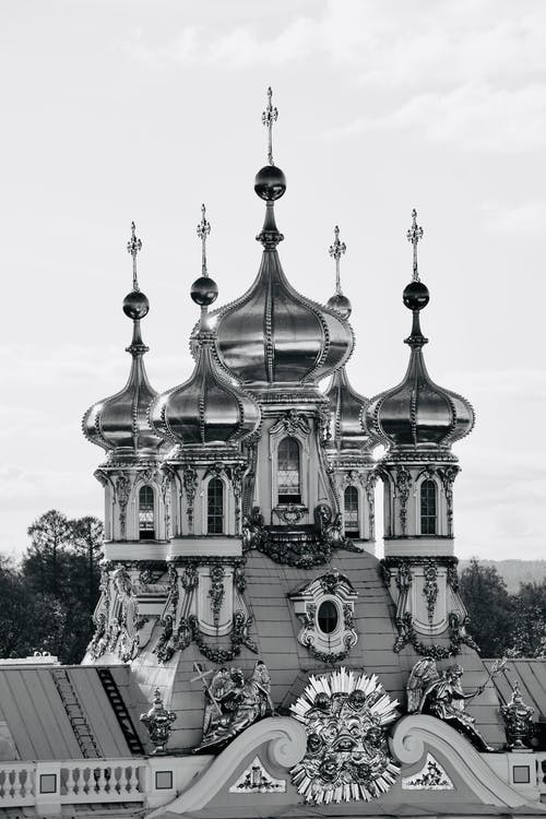 有关俄国, 凯瑟琳宫, 单色的免费素材图片