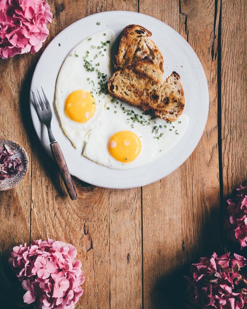 美味早餐煎蛋 · 免费素材图片
