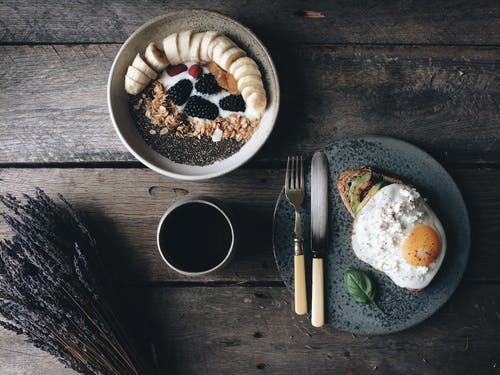 健康早餐咖啡桌上 · 免费素材图片