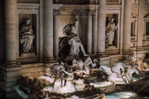 有关喷泉, 巴洛克, 建筑的免费素材图片