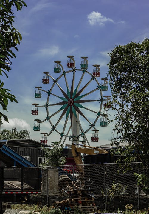 有关垂直拍摄, 娱乐, 摩天轮的免费素材图片