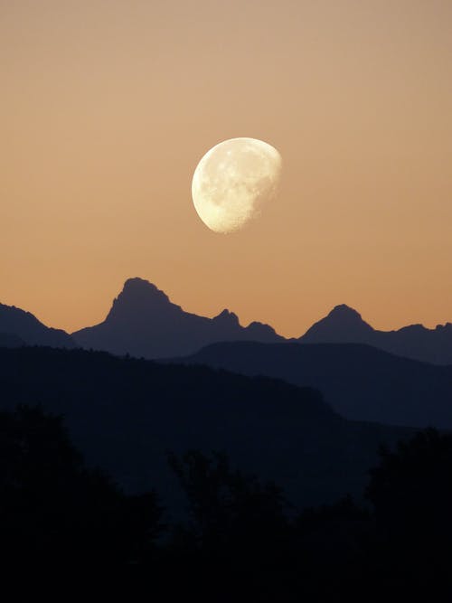 有关冷静, 剪影, 地平线的免费素材图片