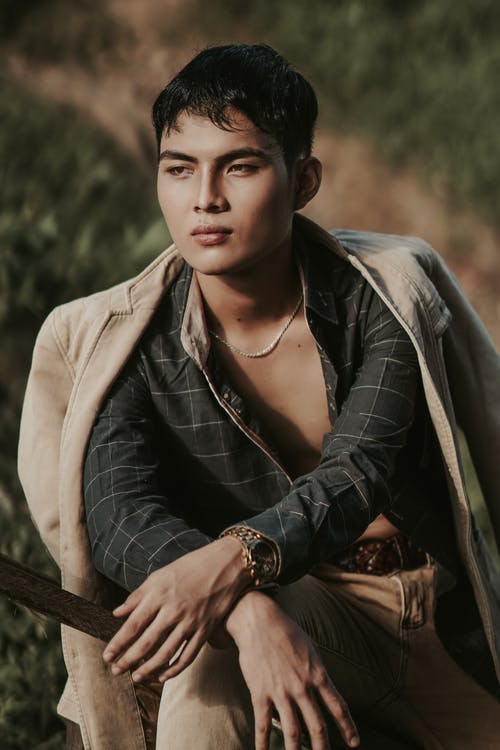 黑色皮夹克的男人 · 免费素材图片