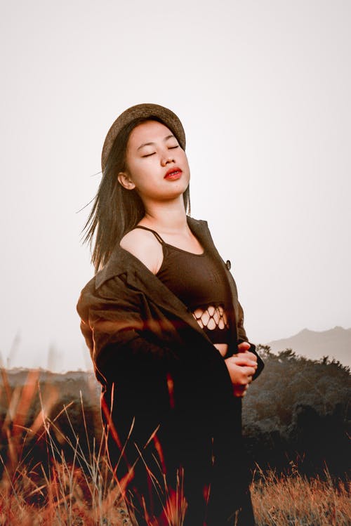 有关垂直拍摄, 帽子, 拍照片的免费素材图片