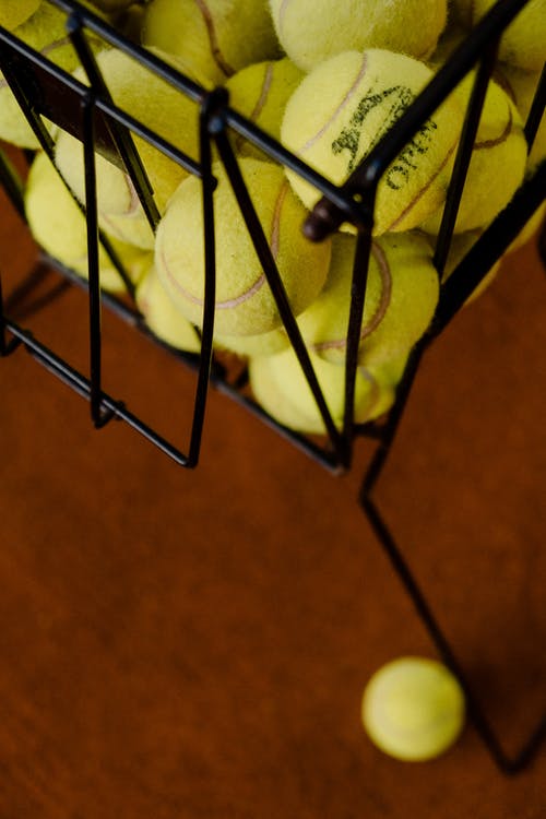 有关垂直拍摄, 特写, 网球的免费素材图片