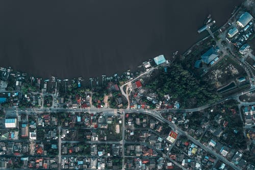 有关住宅, 俯视图, 假期的免费素材图片