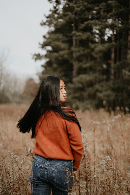 有关人, 回头看, 垂直拍摄的免费素材图片