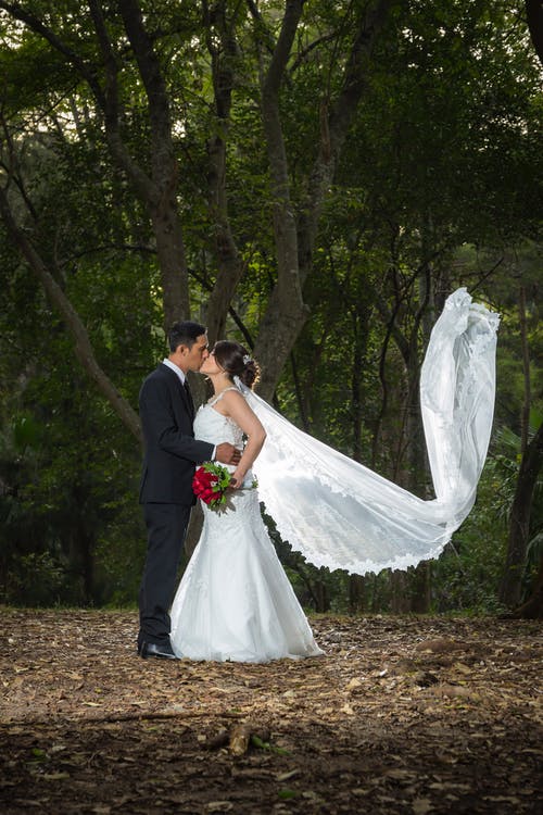 有关一對, 亲热, 單色的免费素材图片