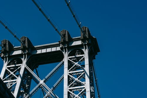电缆桥的金属细节 · 免费素材图片