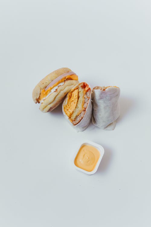 有关Flatlay, 三明治, 卷饼的免费素材图片