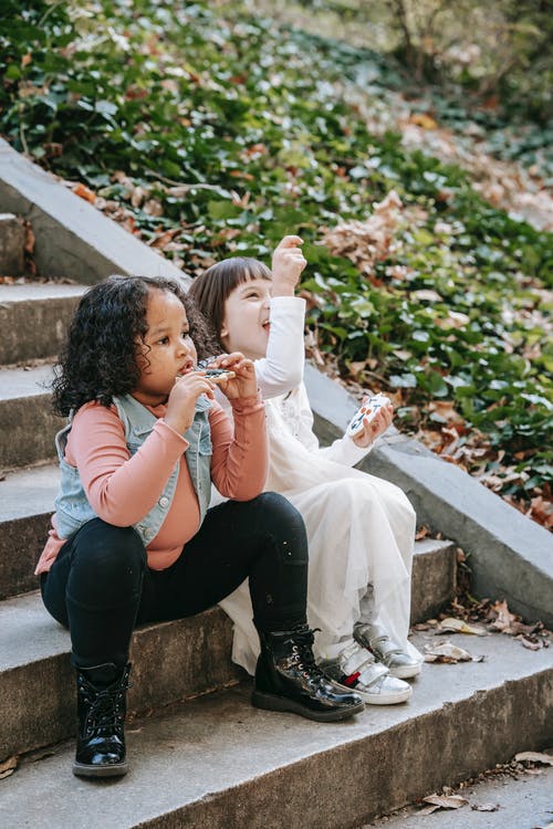 糖果的多样小姑娘 · 免费素材图片