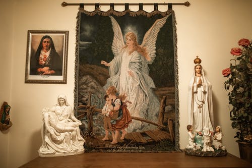 白色礼服绘画中的女人 · 免费素材图片