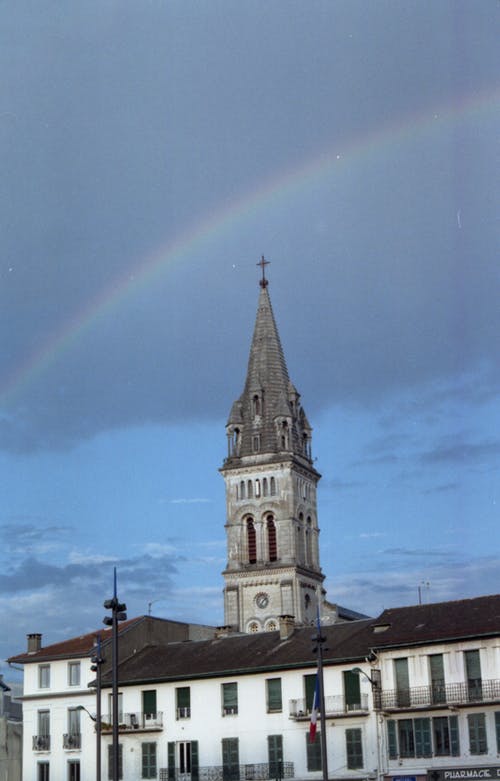 有关十字架, 垂直拍摄, 屋顶的免费素材图片