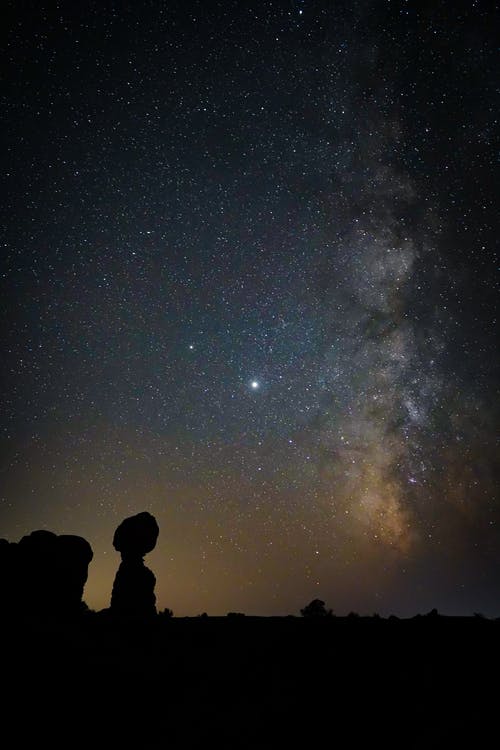 有关垂直拍摄, 夜空, 夜间摄影的免费素材图片