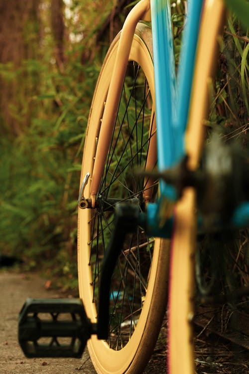 有关垂直拍摄, 特写镜头, 自行車的免费素材图片