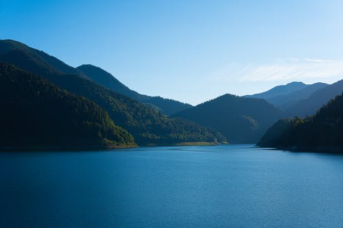 有关天性, 山, 湖的免费素材图片