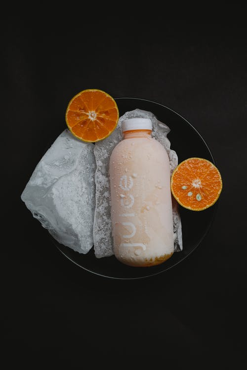 碗橙汁冷汁 · 免费素材图片