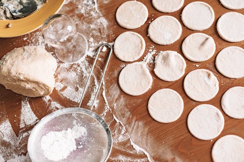 有关俯视图, 室内, 木桌的免费素材图片