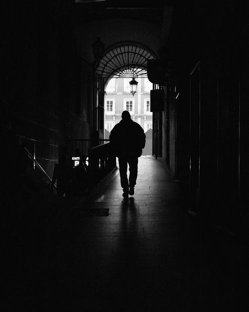 有关剪影, 单色, 垂直拍摄的免费素材图片