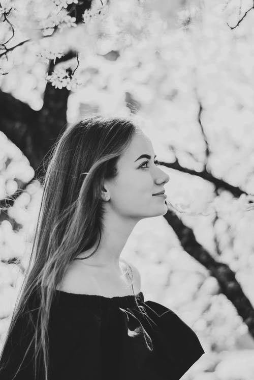 有关侧面轮廓, 单色, 垂直拍摄的免费素材图片