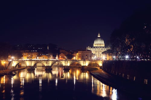 有关ponte sant angelo, 假期, 反射的免费素材图片