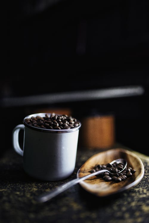 有关咖啡豆, 垂直拍摄, 特写的免费素材图片