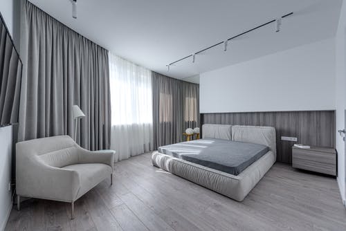 新公寓舒适宽敞的卧室 · 免费素材图片