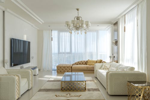 轻型公寓时尚的客厅 · 免费素材图片