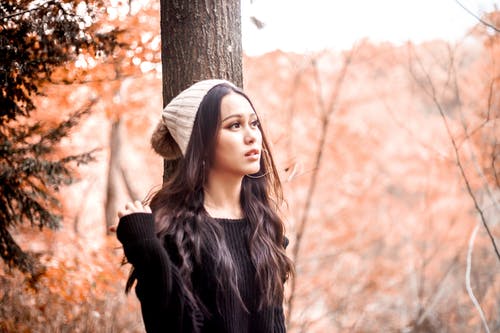 有关下落, 女人, 季节的免费素材图片