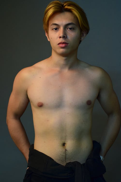 有关人, 半裸, 垂直拍摄的免费素材图片