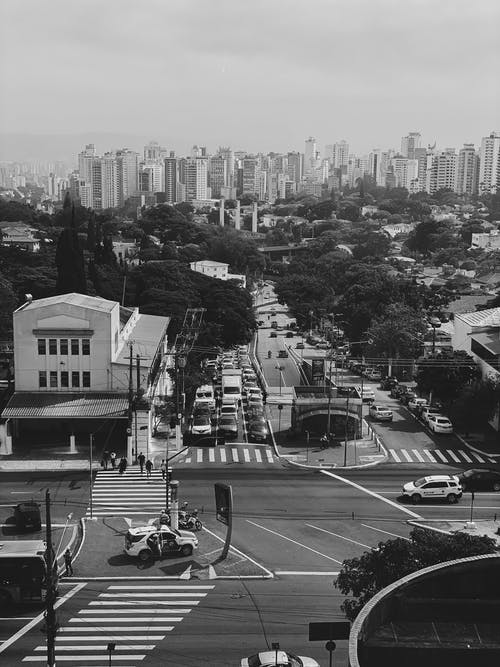 有关交通, 垂直拍摄, 城市的免费素材图片