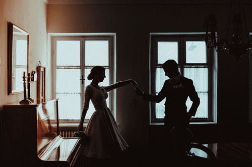 有关一对, 剪影, 喜怒无常的免费素材图片