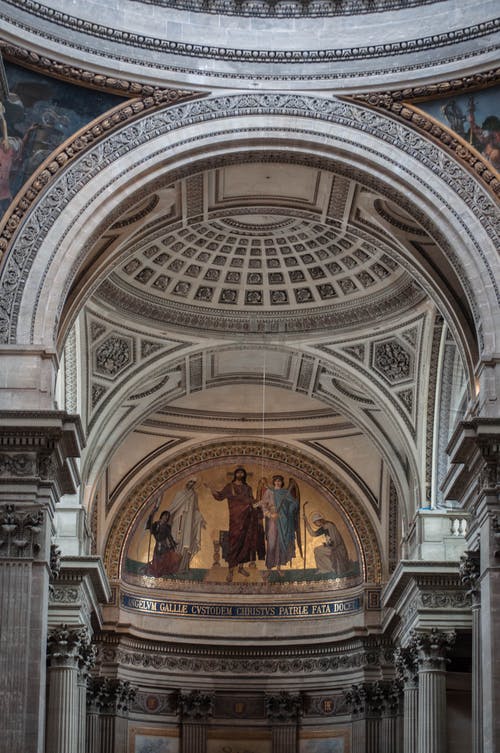 有关万神殿, 低角度拍摄, 垂直拍摄的免费素材图片