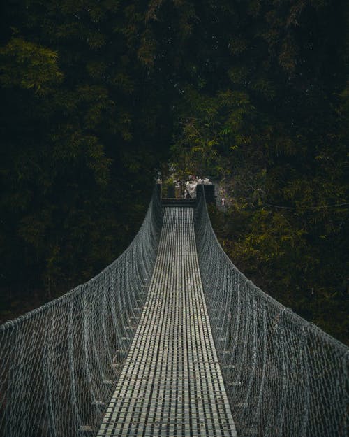 有关交通系统, 吊桥, 户外的免费素材图片