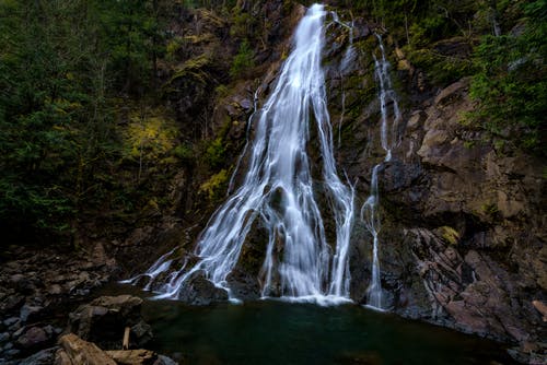 有关天性, 岩石, 瀑布的免费素材图片