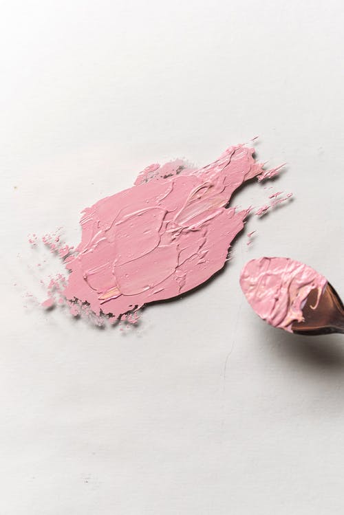 粉色和白色心形粘土 · 免费素材图片