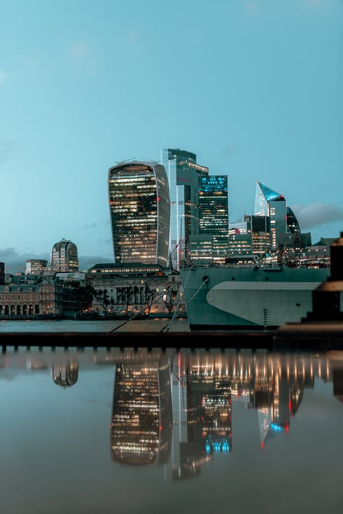 有关伦敦市中心, 伦敦, 反映的免费素材图片