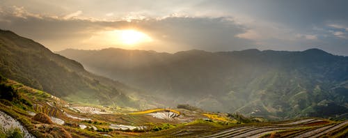 有关全景, 和平的, 国家的免费素材图片