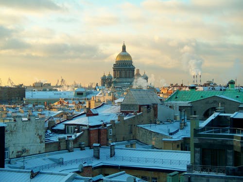 有关圣彼得堡, 大教堂, 屋顶的免费素材图片