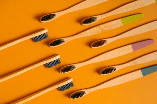 有关Flatlay, 口腔卫生, 木的免费素材图片