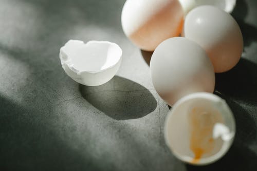 灰色纺织白蛋 · 免费素材图片