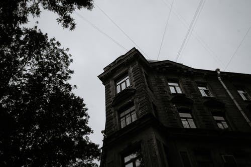 有关低角度拍摄, 单色, 外观的免费素材图片