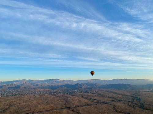 有关无人机摄影, 热气球, 空中拍摄的免费素材图片
