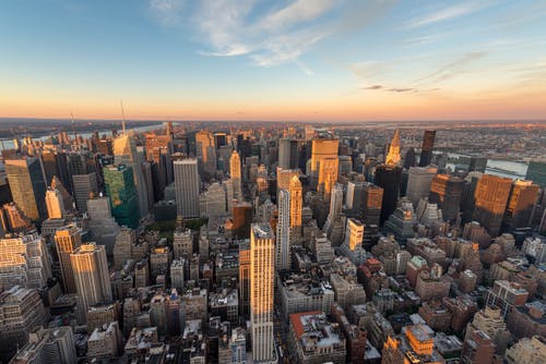 城市建筑鸟瞰图 · 免费素材图片