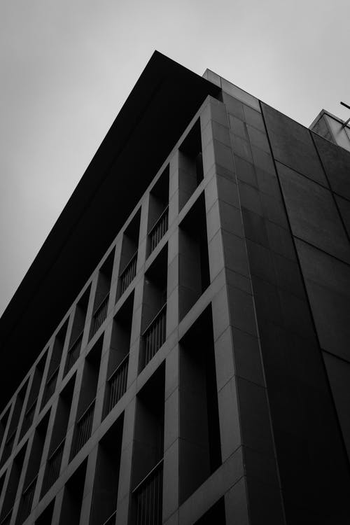 有关低角度拍摄, 单色, 垂直拍摄的免费素材图片