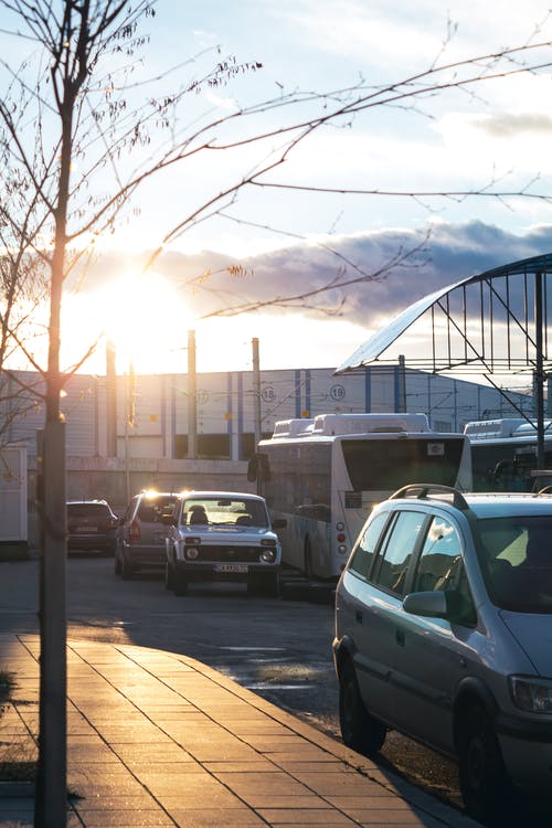 有关人行道, 停车场, 垂直拍摄的免费素材图片