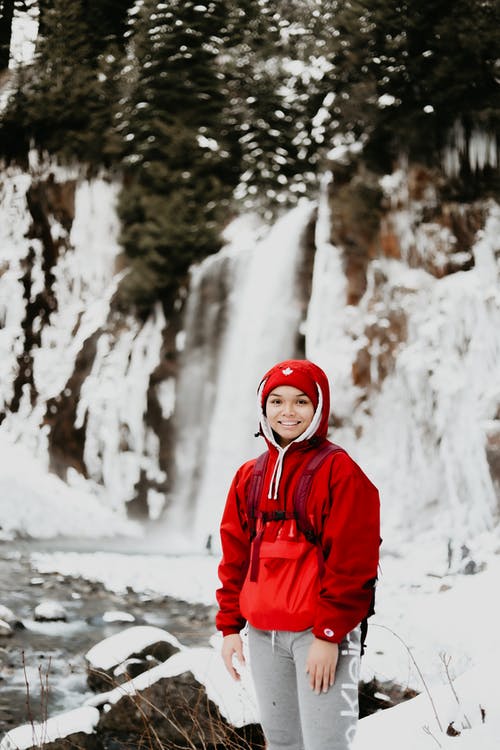有关下雪的, 冬季, 垂直拍摄的免费素材图片