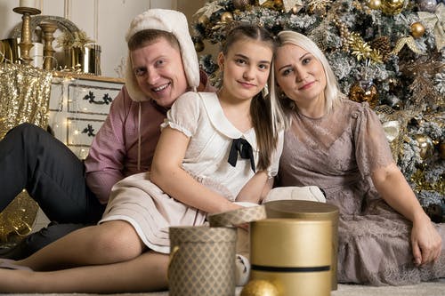 有关一起, 儿童, 圣诞气氛的免费素材图片